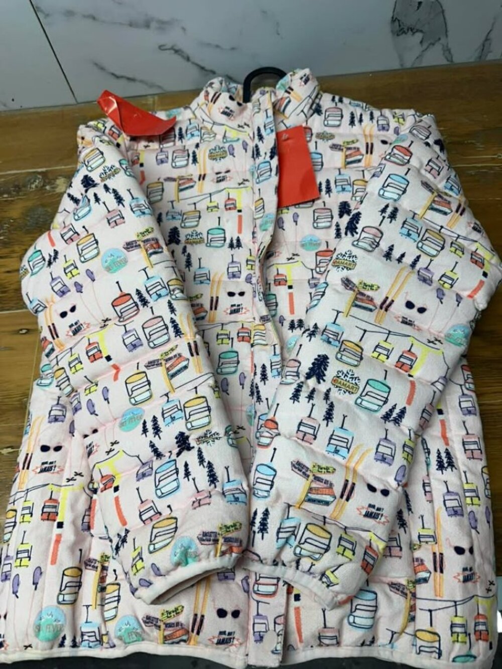 DAMART Thermolactyl Girls Puffer Jacket XS New With Tags – Pink Winter Coat